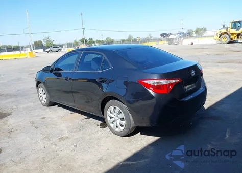 2016 Toyota Corolla Le z USA, uszkodzony, nr VIN 5YFBURHEXGP540246